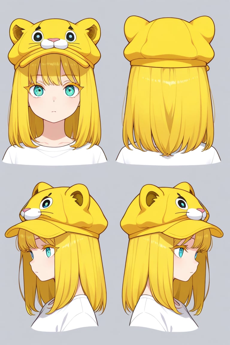 Lion hat,  portrait,  reference sheet by 幽鬼処刑人２年目 on Tensor.Art