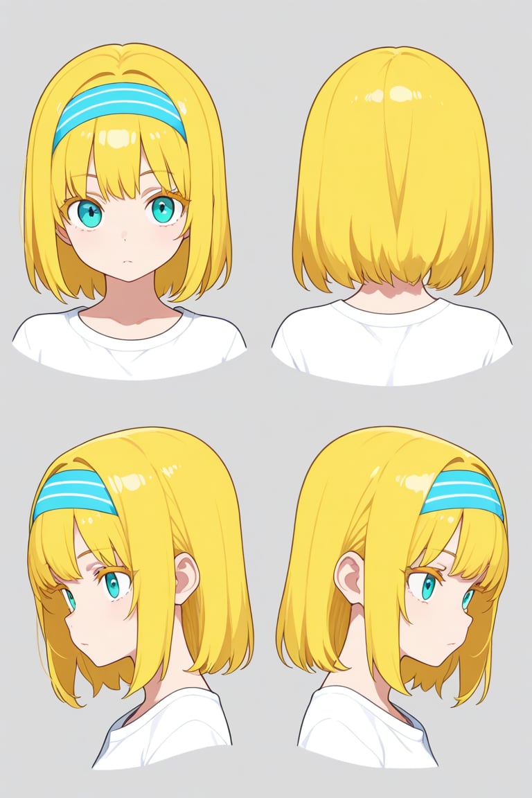 Headband ,  portrait,  reference sheet by 幽鬼処刑人２年目 on Tensor.Art