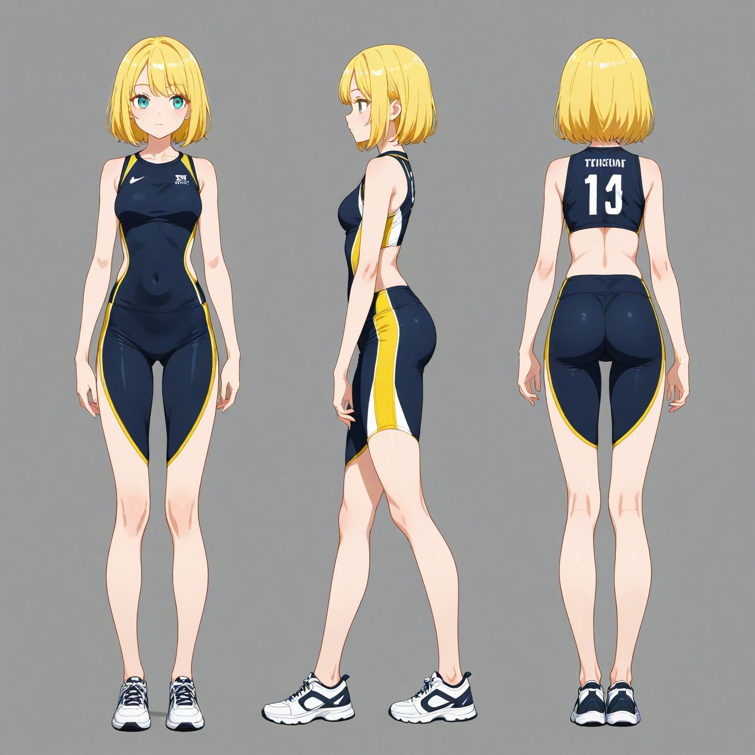 Sportswear,  turnaround,  full body by 幽鬼処刑人２年目 on Tensor.Art