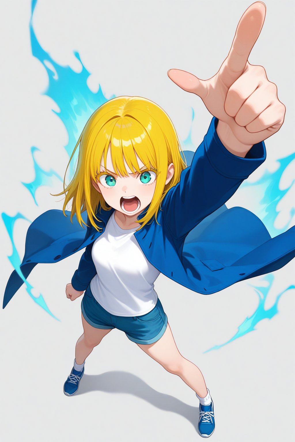 Pointing straight up,  Arm up,  Arm at side by 幽鬼処刑人２年目 on Tensor.Art