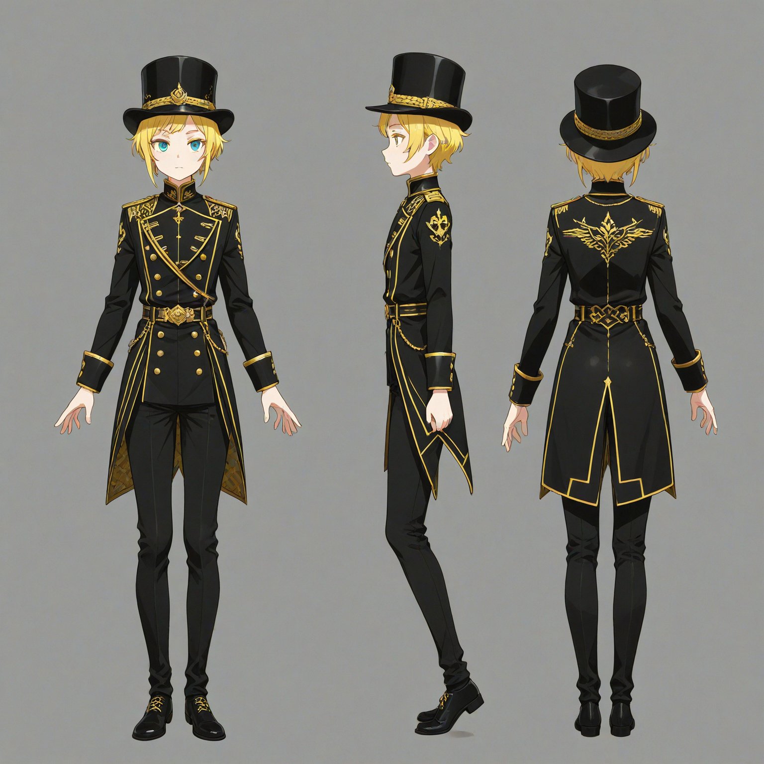 1960-1969 fashion,  Headwear,  turnaround by 幽鬼処刑人２年目 on Tensor.Art