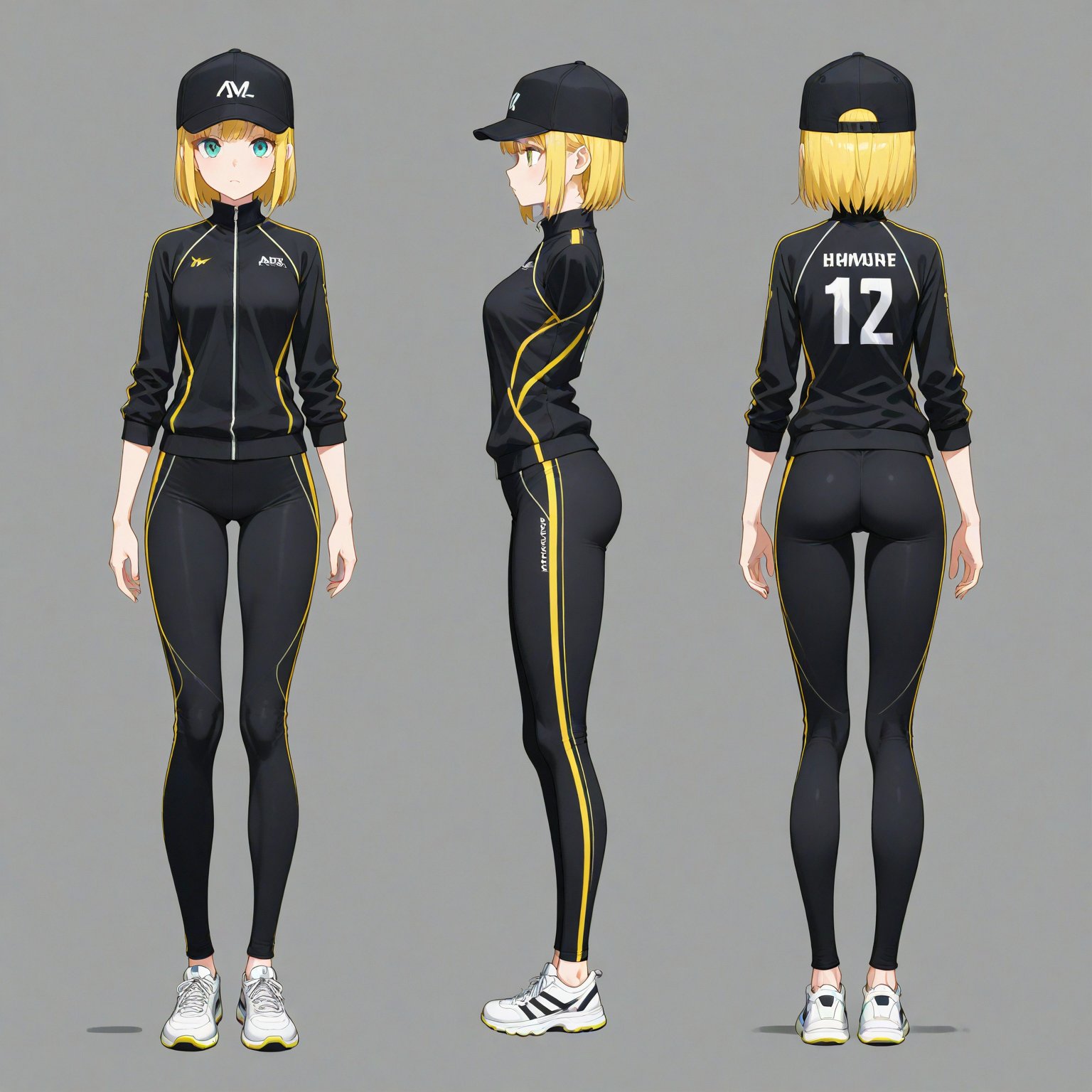 Sportswear,  Headwear,  turnaround by 幽鬼処刑人２年目 on Tensor.Art