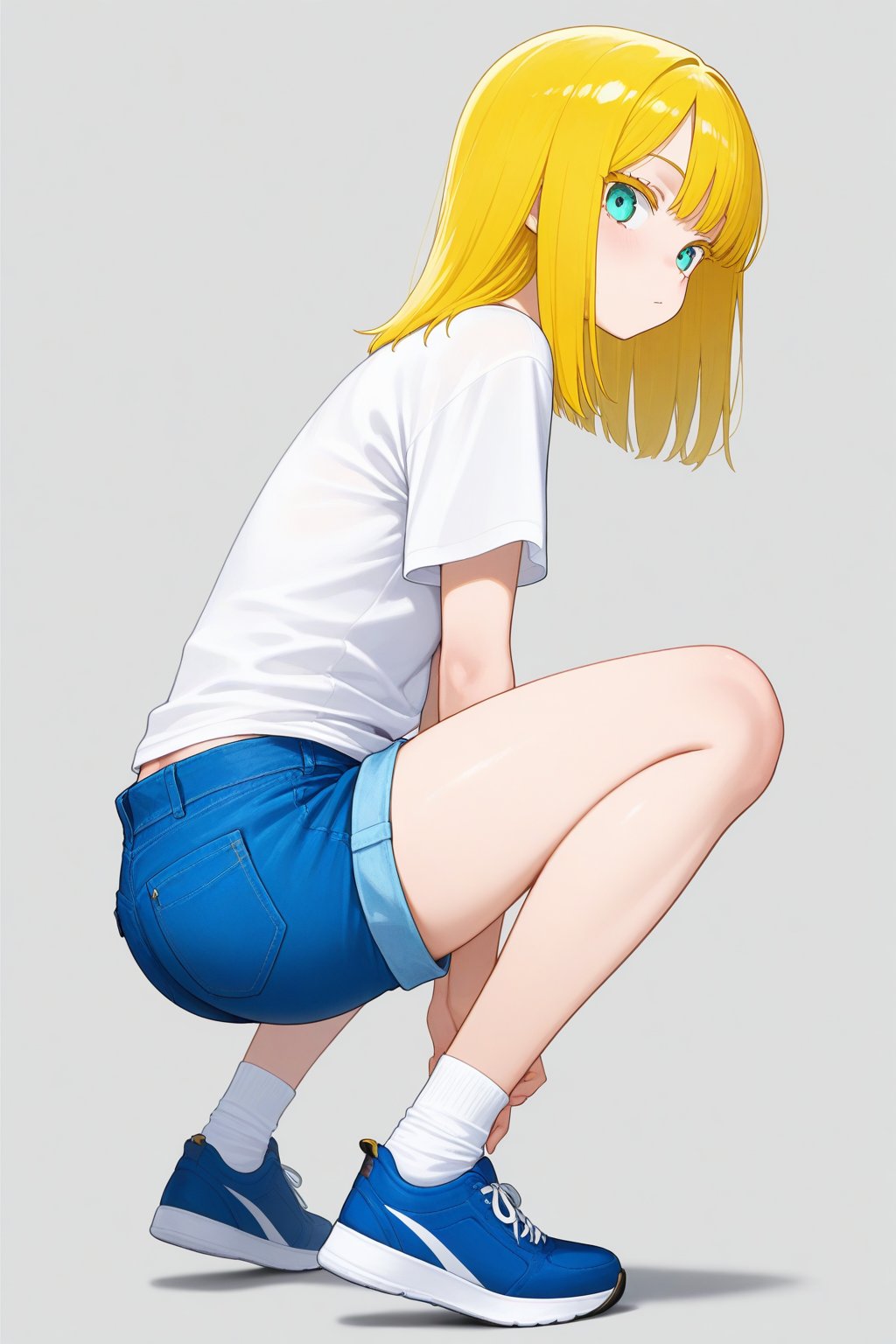 Bear position,  1girl,  medium hair by 幽鬼処刑人２年目 on Tensor.Art