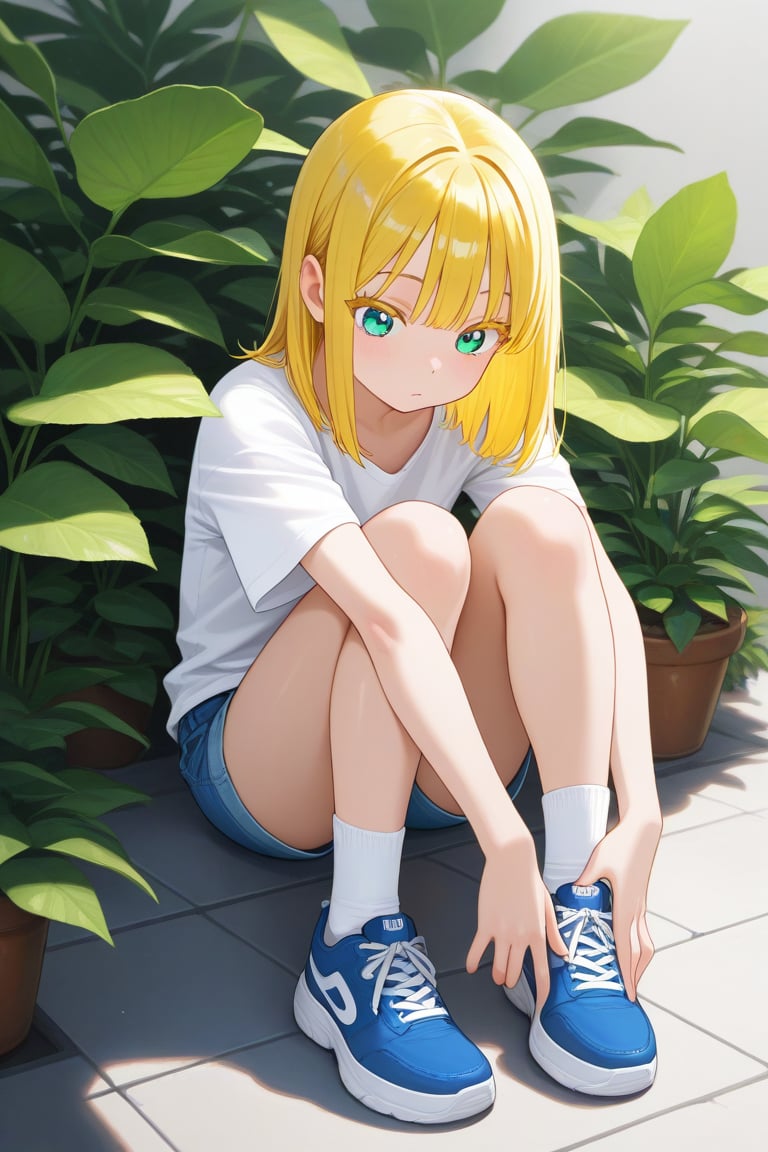 Plant focus,  1girl,  medium hair by 幽鬼処刑人２年目 on Tensor.Art