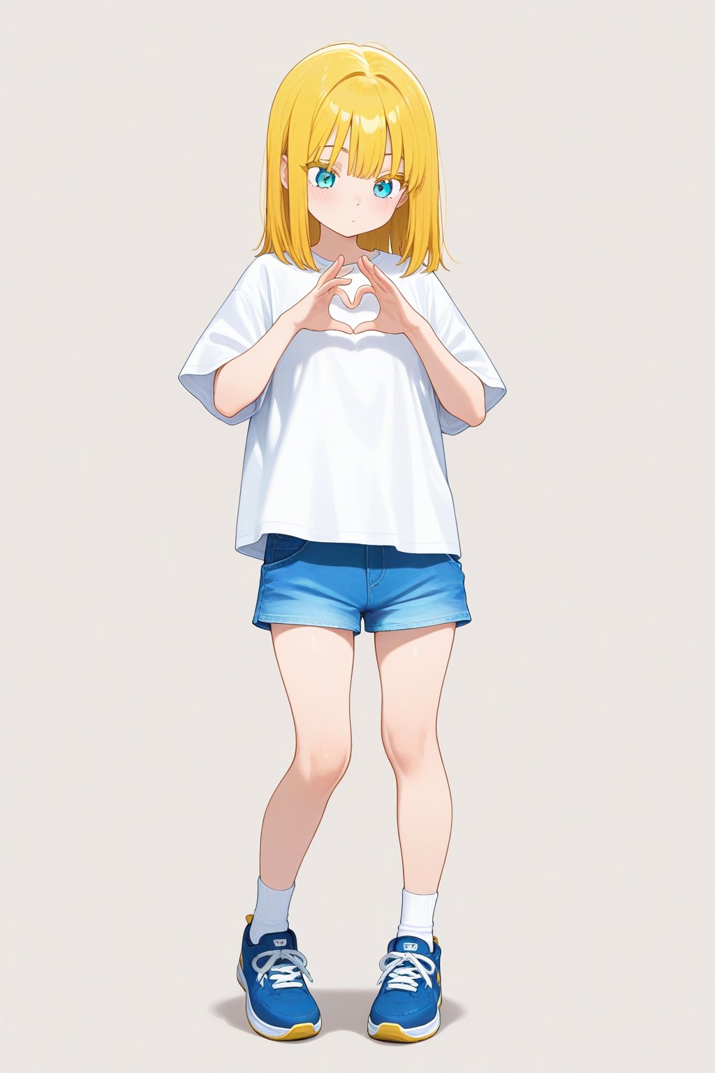 Circle hands,  1girl,  medium hair by 幽鬼処刑人２年目 on Tensor.Art