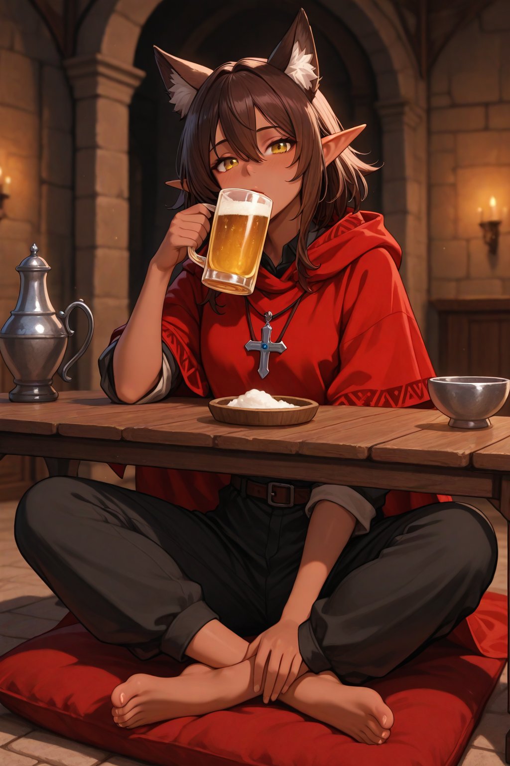 1girl,  Umfyan-baid-Aikhostir,  Half Elf by Ebanu8  on Tensor.Art