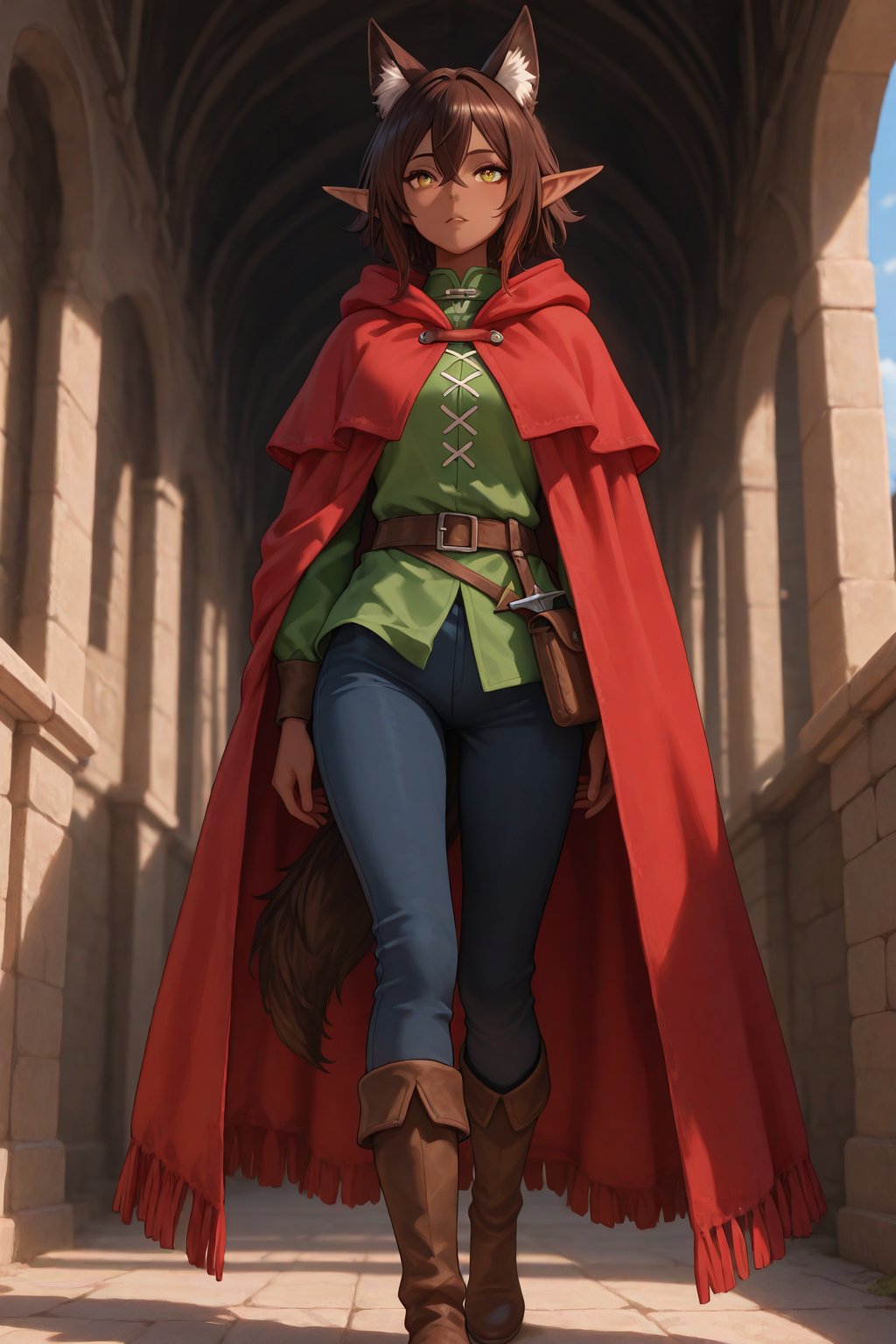 1girl,  Umfyan-baid-Aikhostir,  Half Elf by Ebanu8  on Tensor.Art