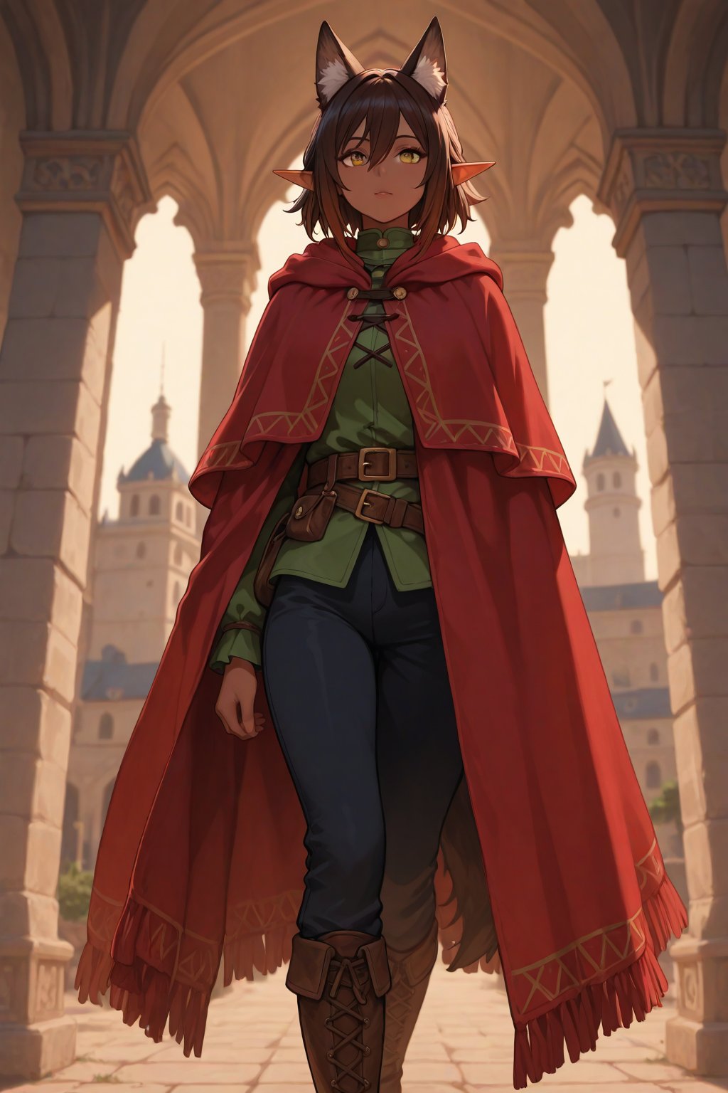 1girl,  Umfyan-baid-Aikhostir,  Half Elf by Ebanu8  on Tensor.Art