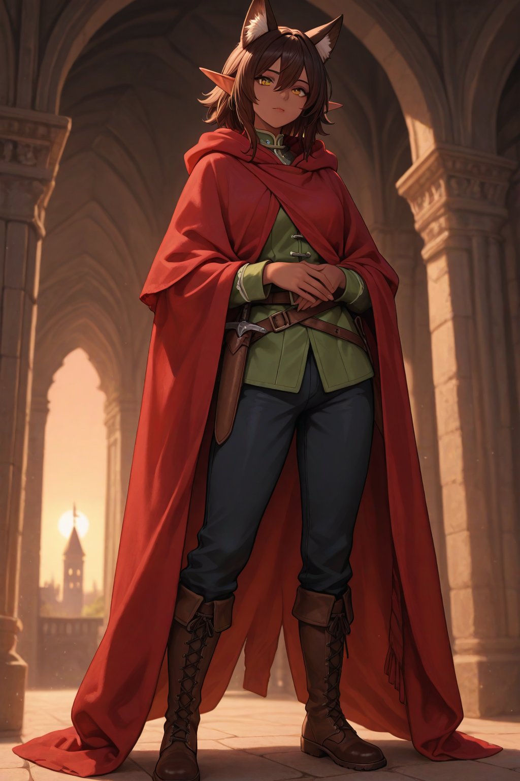 1girl,  Umfyan-baid-Aikhostir,  Half Elf by Ebanu8  on Tensor.Art