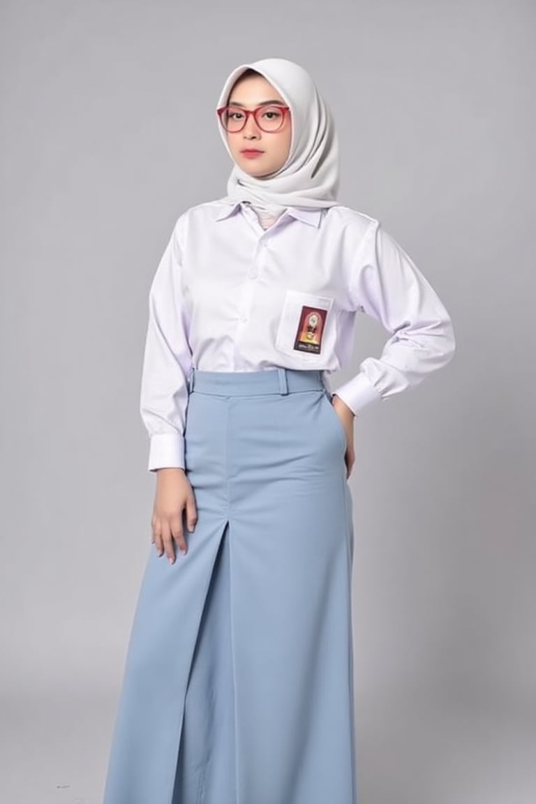 gladis,  potrait phoshoot,  white_hijab by Mrxmineditai96 on Tensor.Art