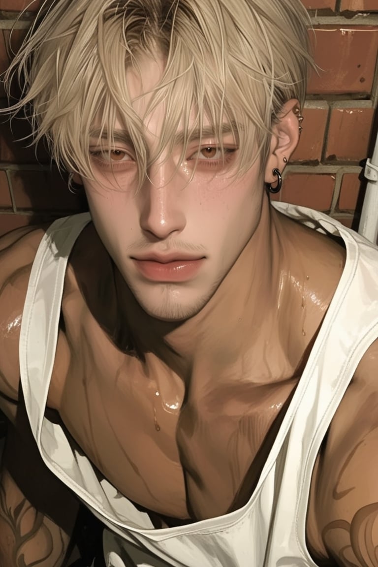 solo,  looking at viewer,  ((short hair by H𑄝ney on Tensor.Art