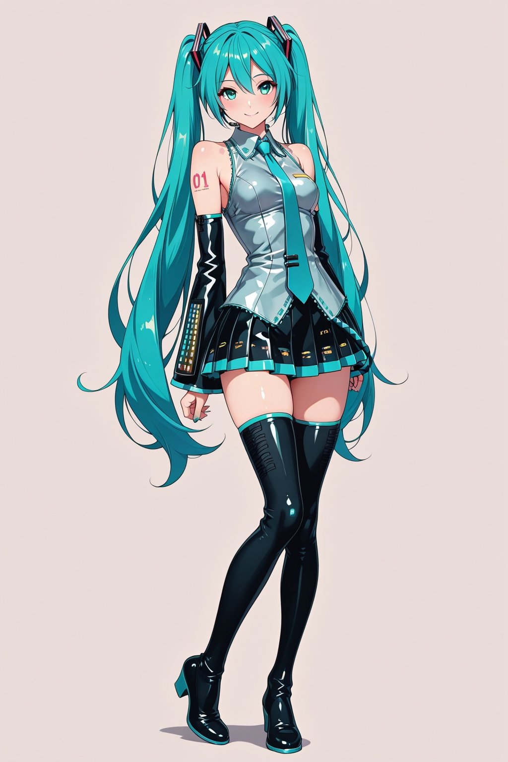 Hatsune Miku,  A lustful kawaii jk woman,  cute by PrinteristArtGallery on Tensor.Art