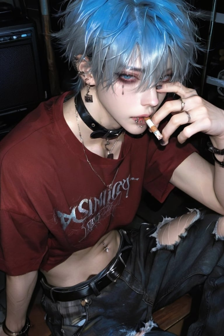 solo,  looking at viewer,  short hair by ⠀⠀⠀⠀ on Tensor.Art