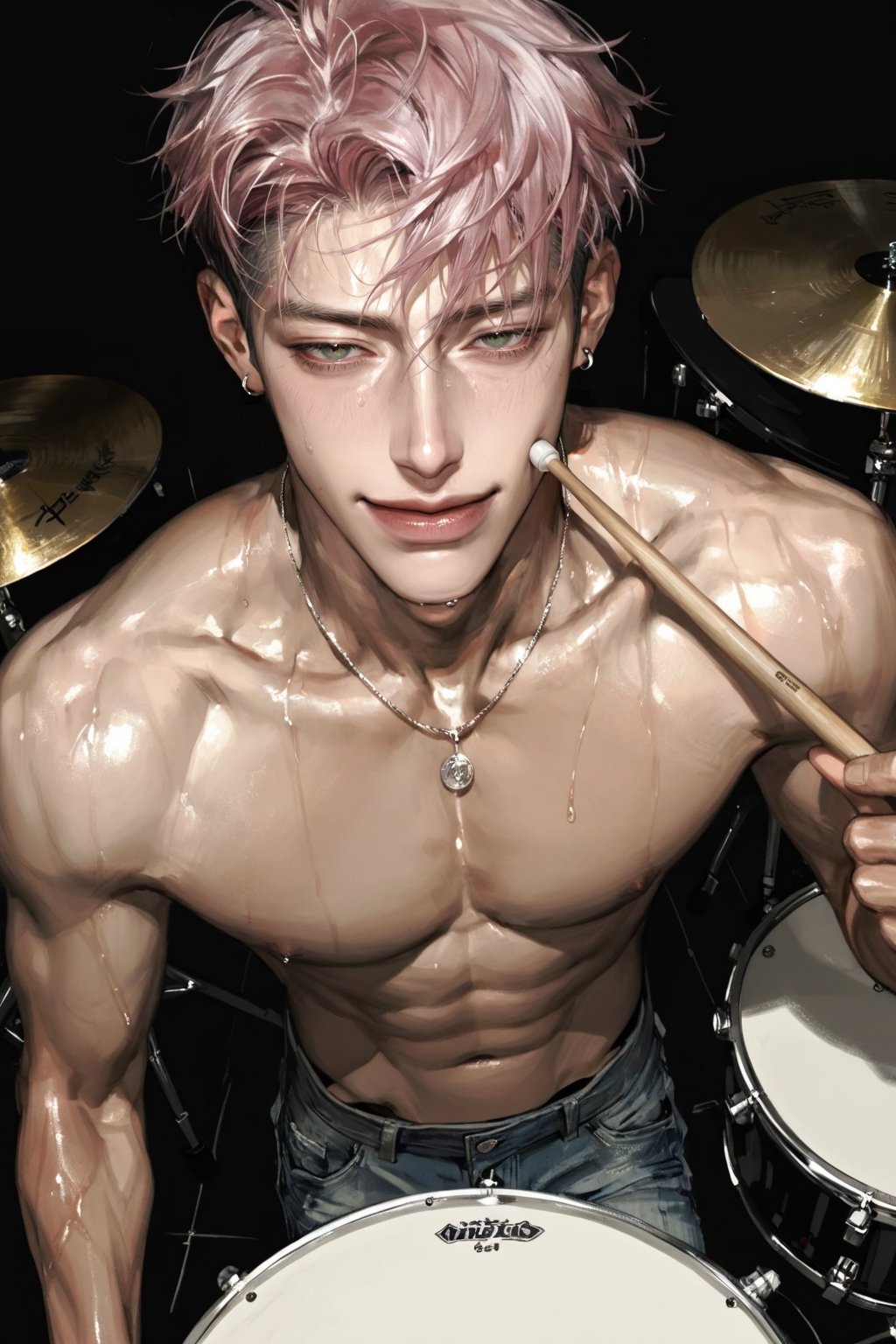 soft smirk,  half-closed eyes,  Mature boy 1boy by Ninone_ryo on Tensor.Art