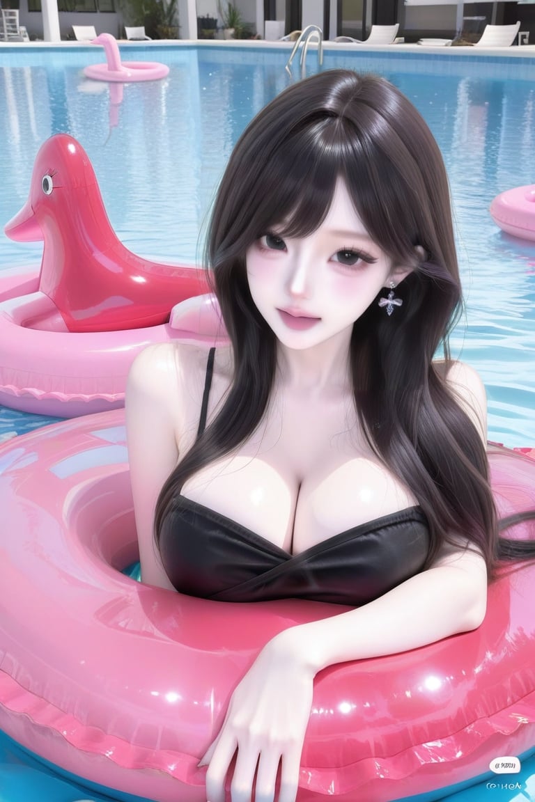black hair,  black eyes,  brown eyelashes by user_921315041251193900 on Tensor.Art
