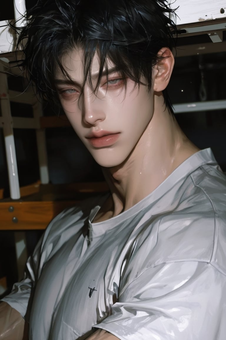 1 boy,  solo,  grey eyes by สเตซี่ต้นตำรับ on Tensor.Art