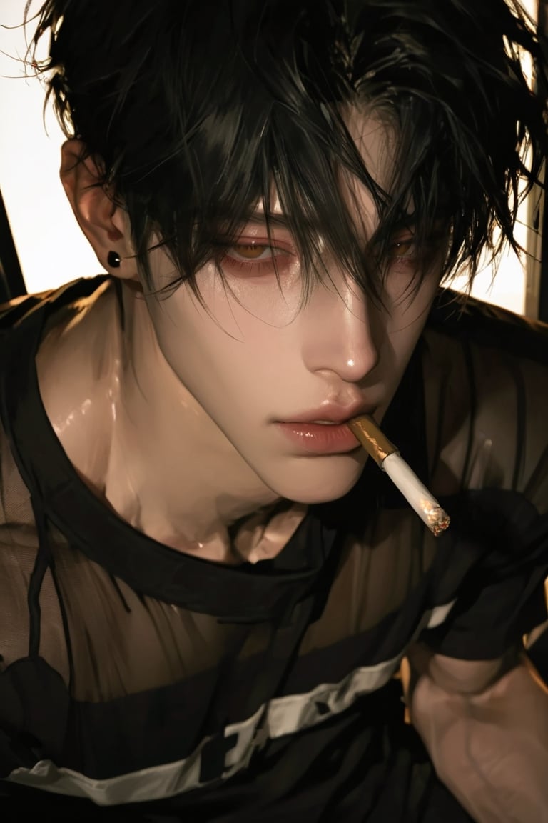 1 boy,  solo,  brown eyes by Punchzy on Tensor.Art