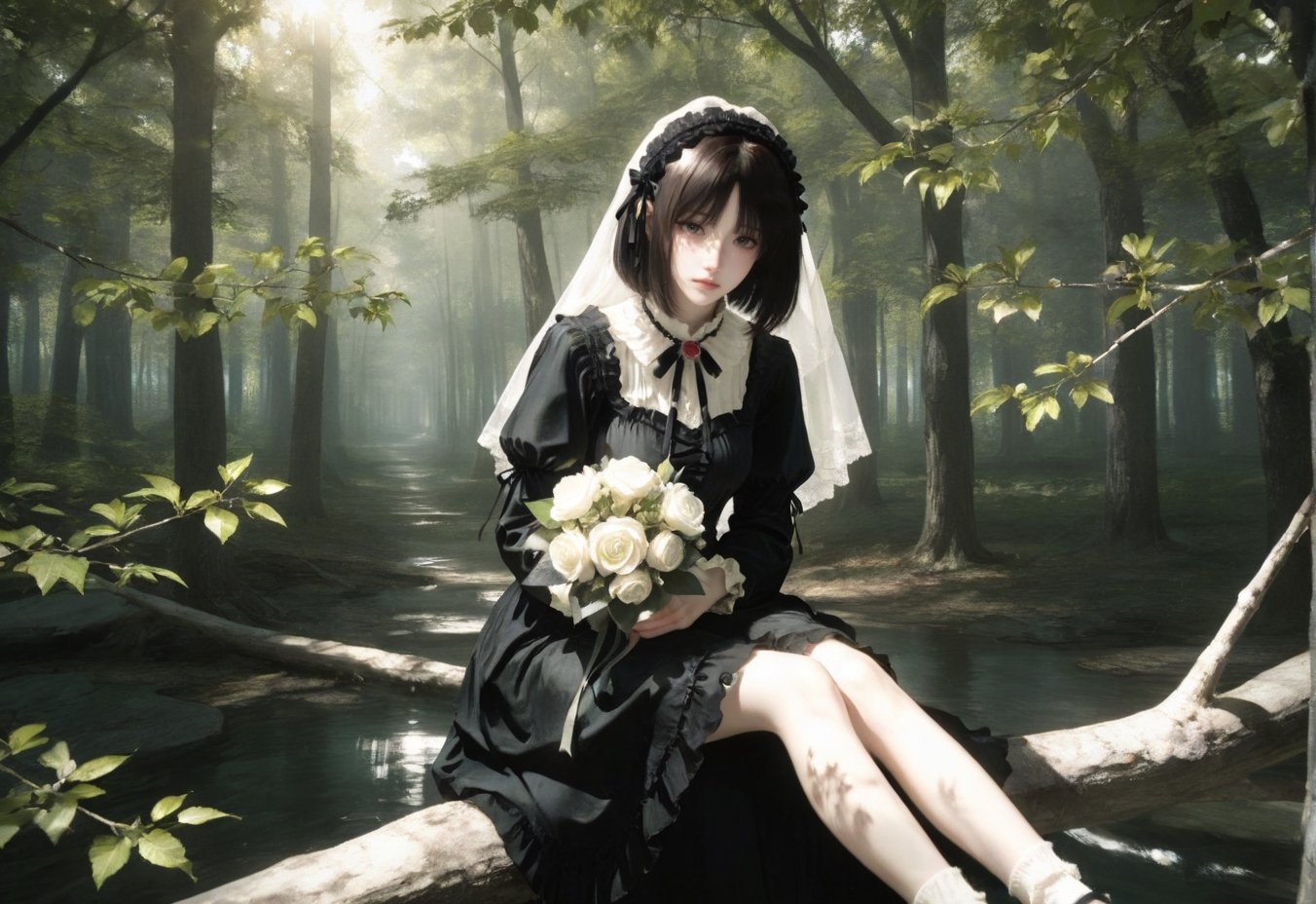 (masterpiece),  (best quality),  (ultra detailed) by    ⌗ ♱ ໒꒰՞ 死的 ՞꒱ა ⭑ on Tensor.Art