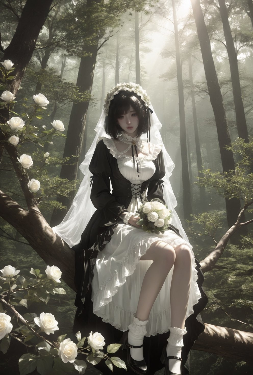(masterpiece),  (best quality),  (ultra detailed) by    ⌗ ♱ ໒꒰՞ 死的 ՞꒱ა ⭑ on Tensor.Art