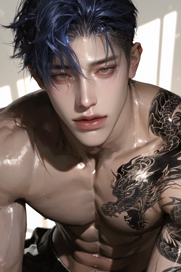 1 boy,  solo,  Hazelnut brown eyes by Jeanny on Tensor.Art