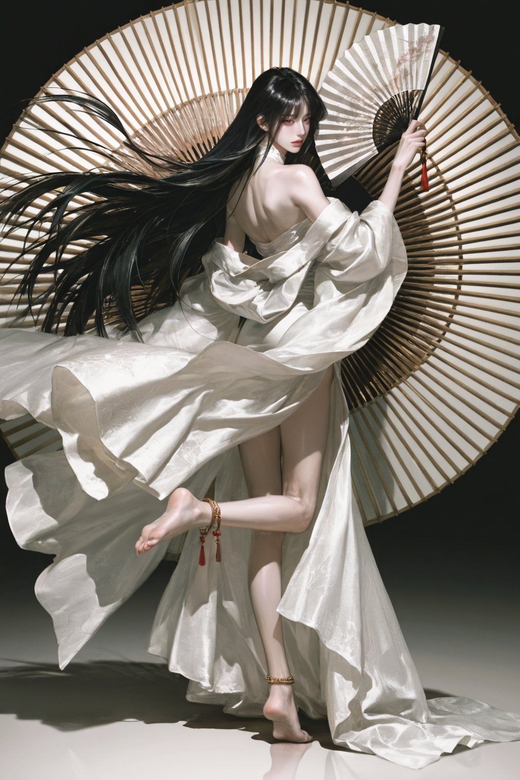 1girl,  solo,  long hair by #⃠ 𝘼𝙚𝙡𝙪𝙣𝙩𝙝𝙧𝙖𝙚 ♦ on Tensor.Art