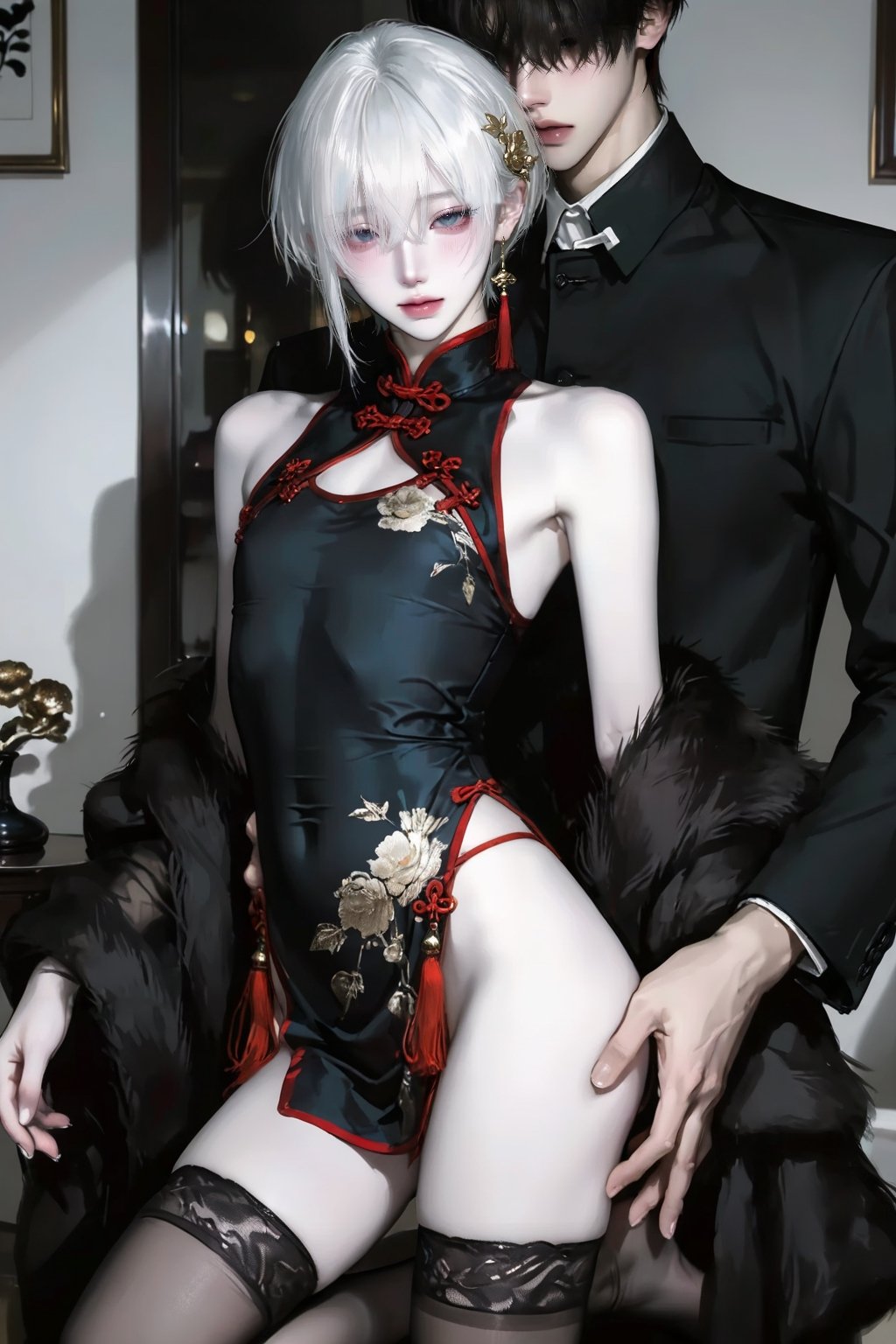 1male,  young man,  bishounen by Mi_Lin on Tensor.Art