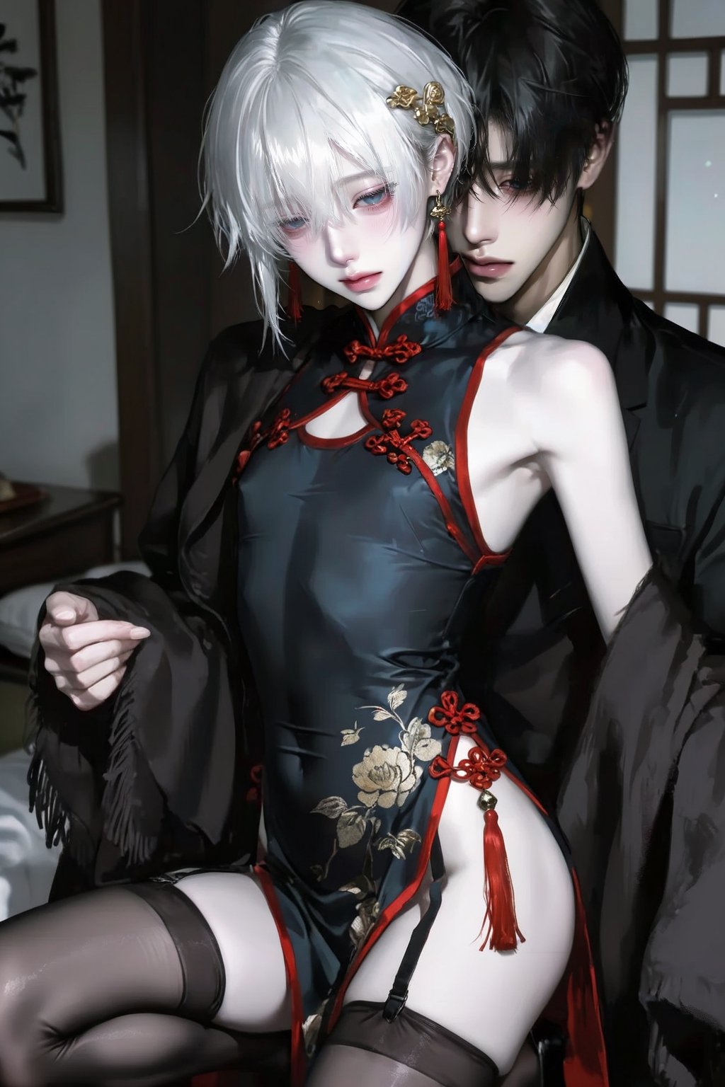 1male,  young man,  bishounen by Mi_Lin on Tensor.Art