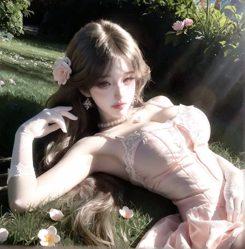 (1girl),  adult,  beautiful mature woman with light brown hair by ✴︎˚⋆⋮ Nistar ‧꒰ა🪷໒꒱ on Tensor.Art