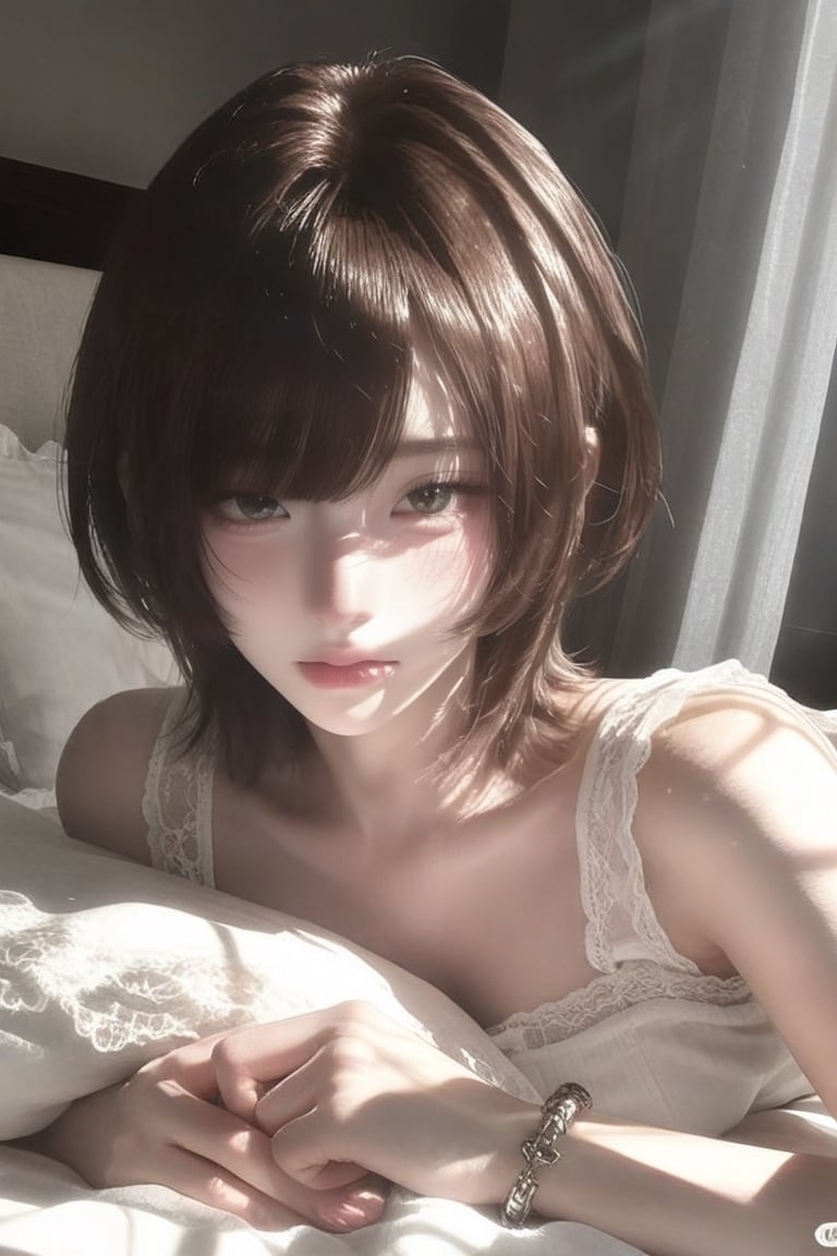 1 woman,  brown hair,  black eyes by Vegen on Tensor.Art