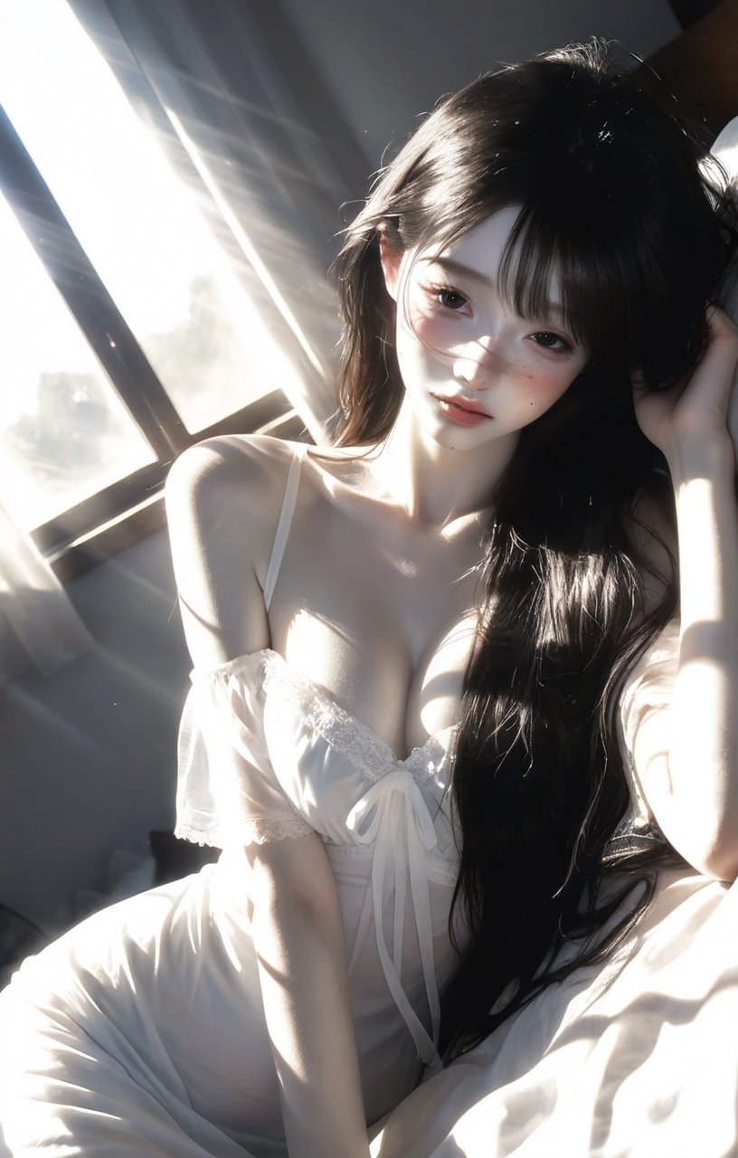 1 cute beautiful female,  slightly rounded asian face,  soft face shape by Olly on Tensor.Art
