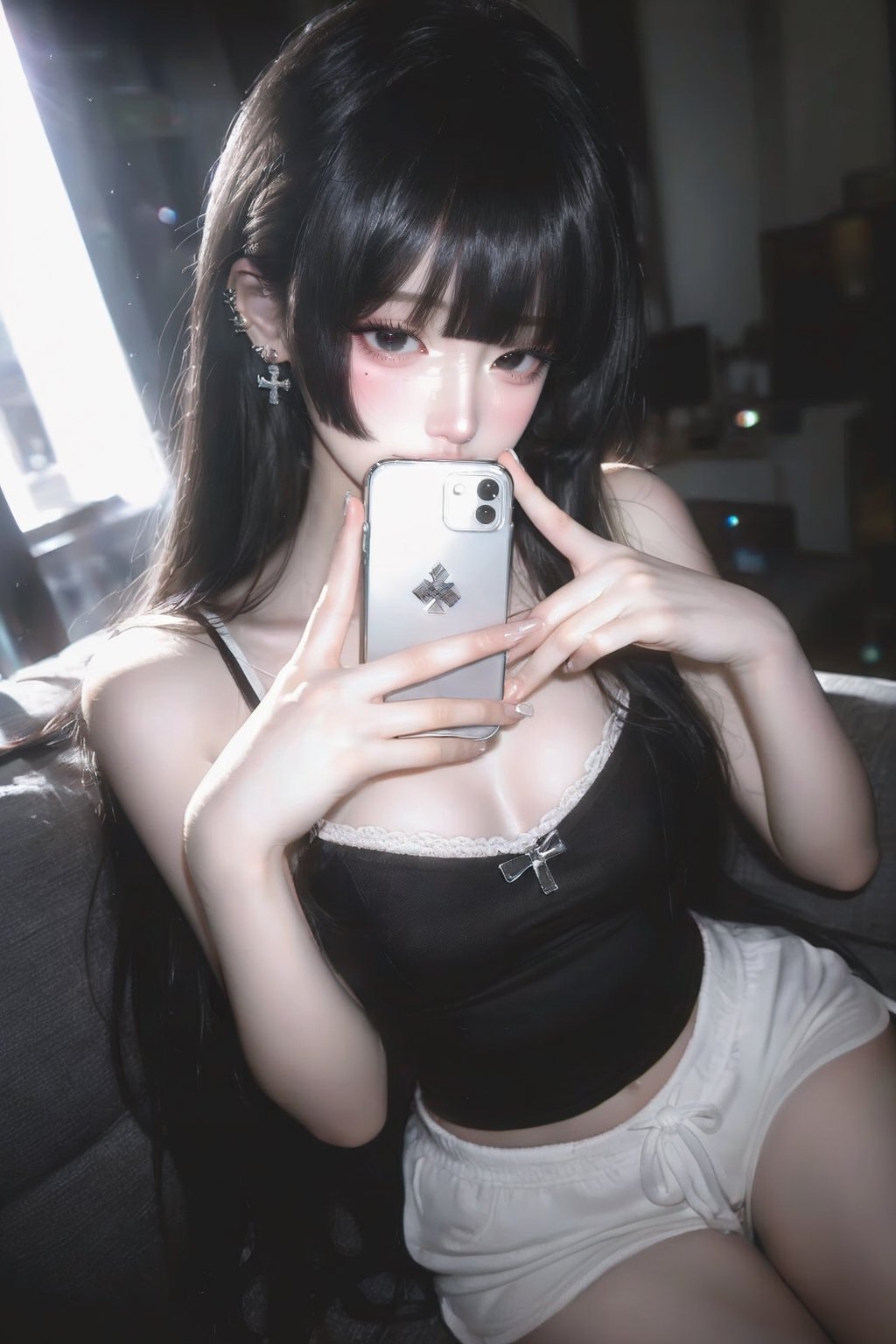 1. A beautiful young woman with a sweet,  gentle face,  clear complexion by โฮกปิ๊ป on Tensor.Art