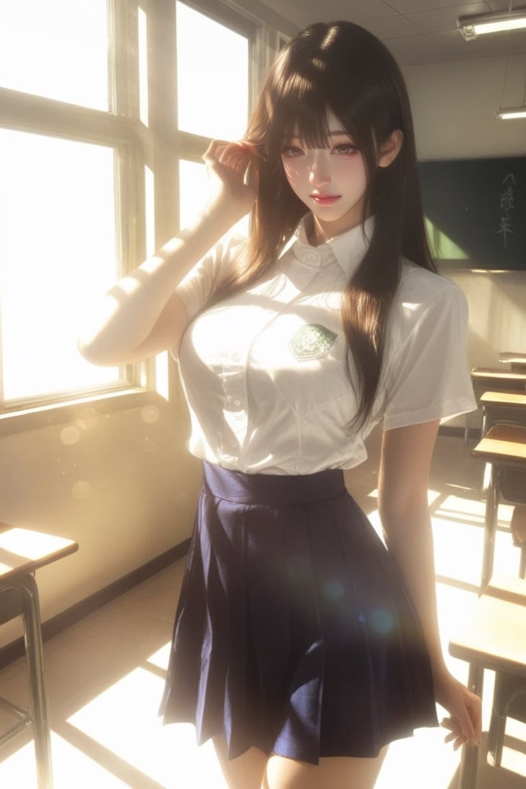 A cute and charming university girl,  22 years old,  petite figure by Bebe Faith on Tensor.Art