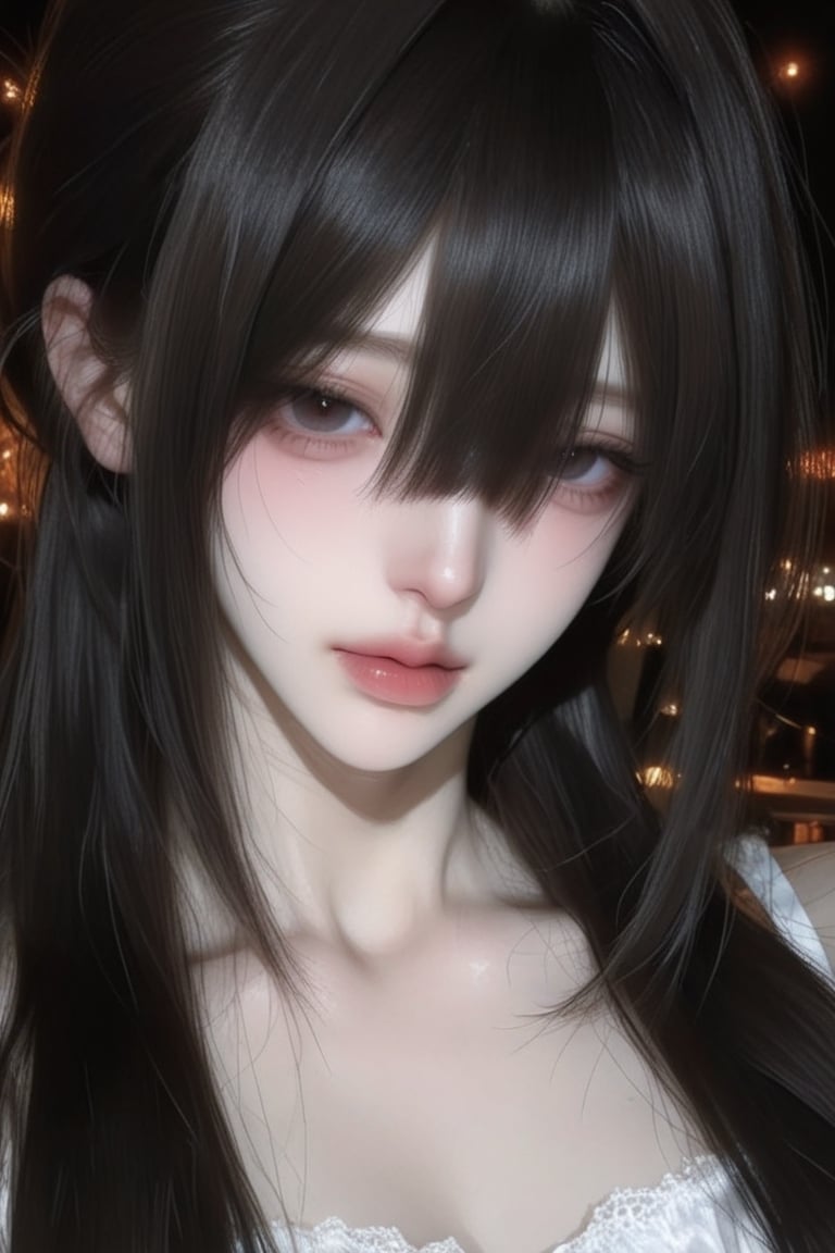 1girl,  beautiful young woman,  long jet-black hair by Sin on Tensor.Art