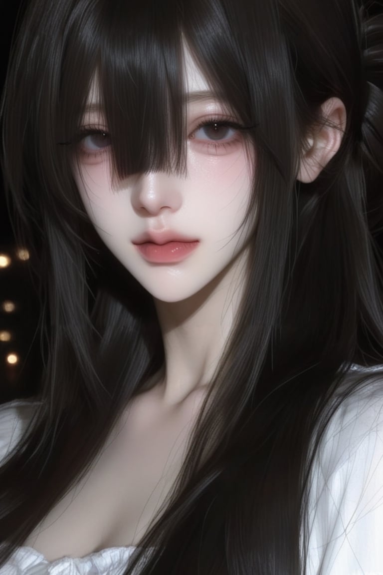 1girl,  beautiful young woman,  long jet-black hair by Sin on Tensor.Art