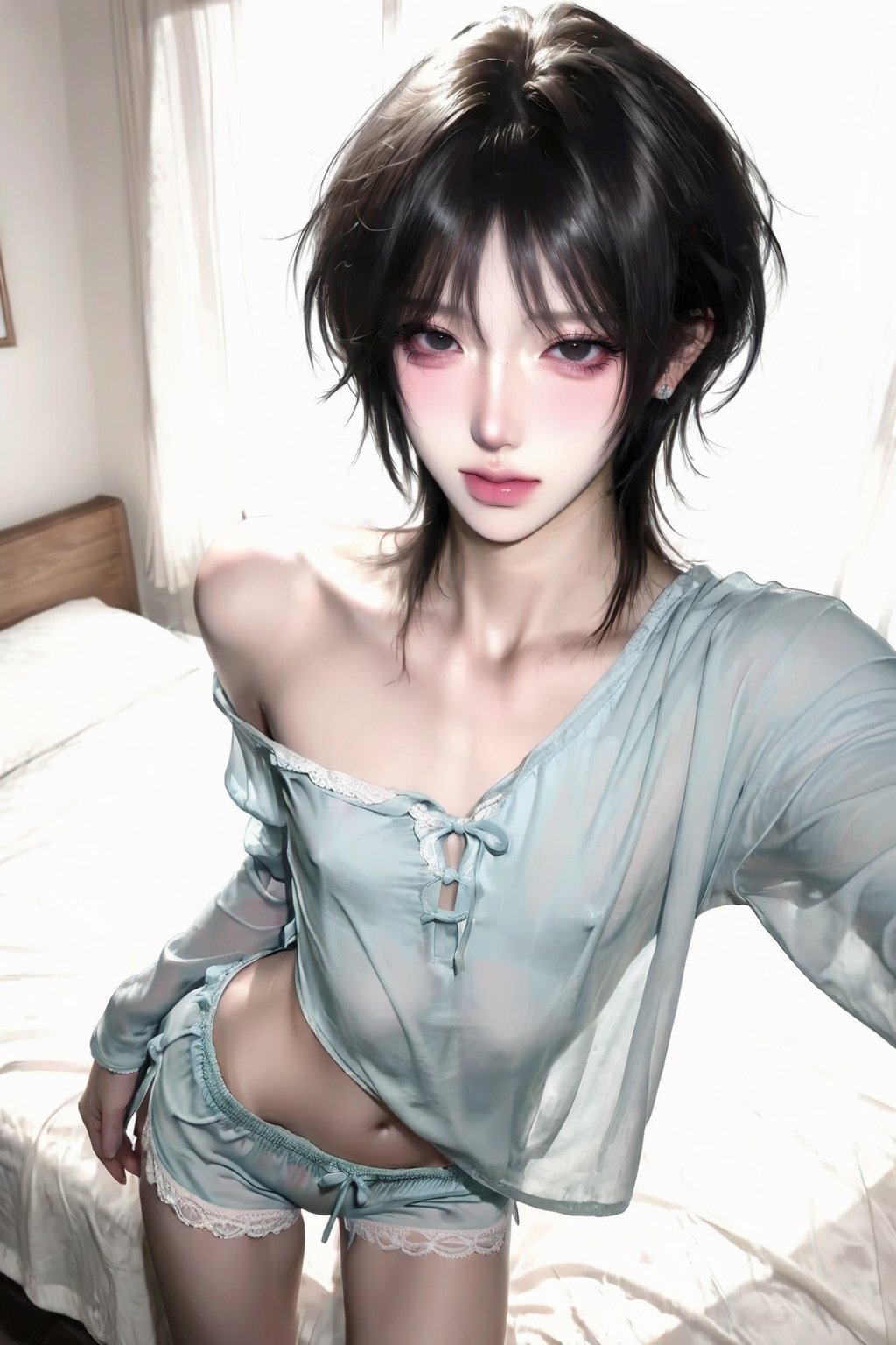 1 man,  solo,  cute face by เซ้นเซวิก  on Tensor.Art