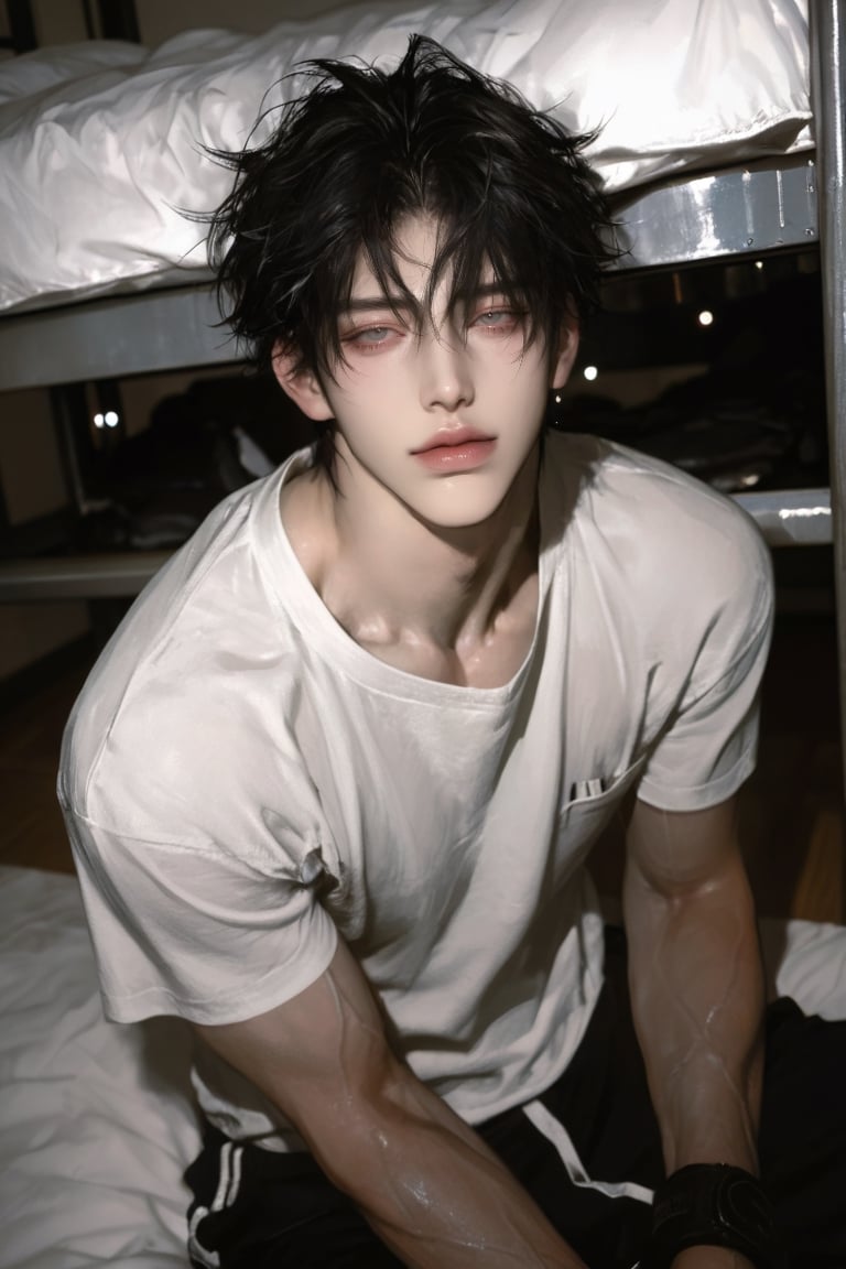 1 boy,  solo,  grey eyes by K1K1☆04 on Tensor.Art