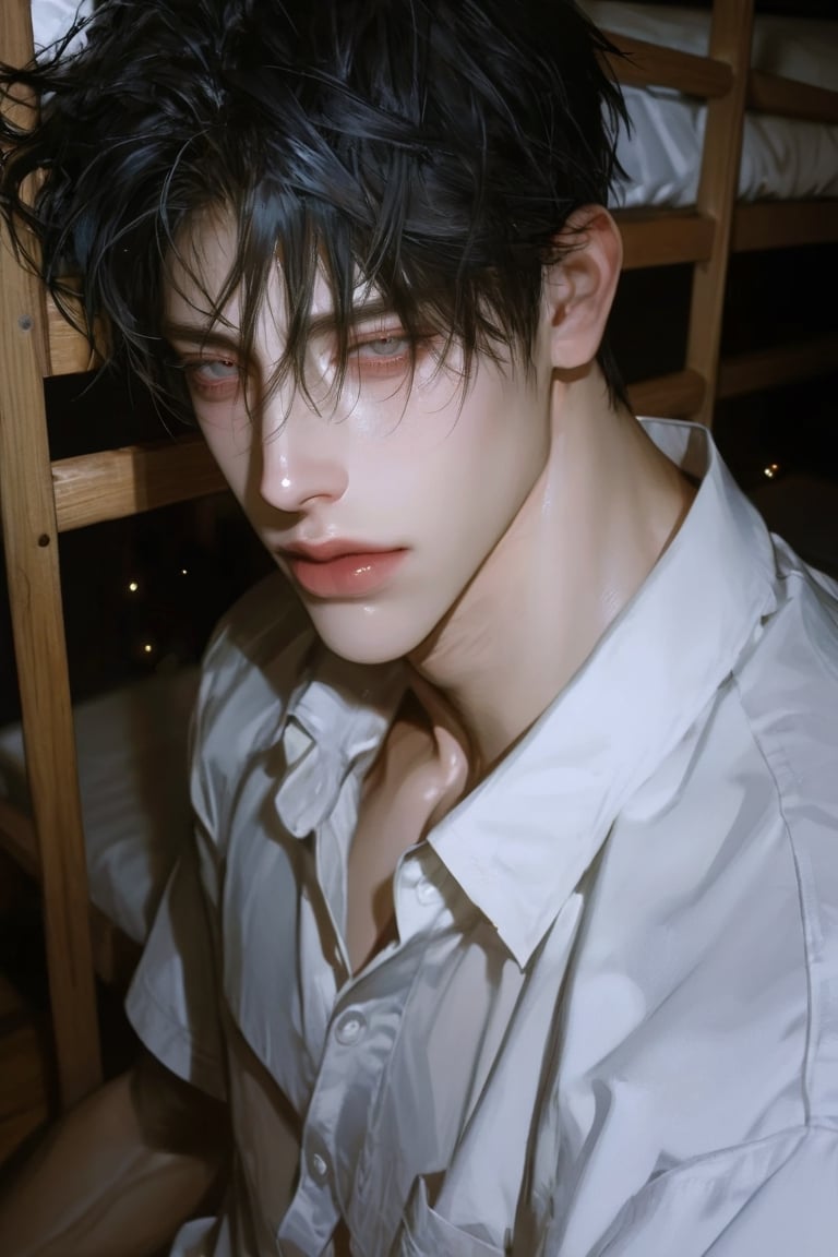 1 boy,  solo,  grey eyes by K1K1☆04 on Tensor.Art