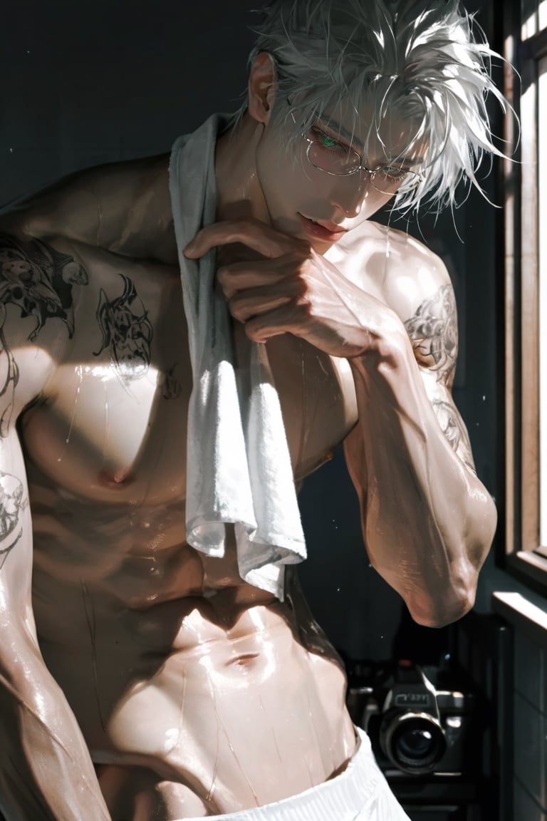 1 male,  single,  ((Hair style: messy and disheveled)) by juwi on Tensor.Art