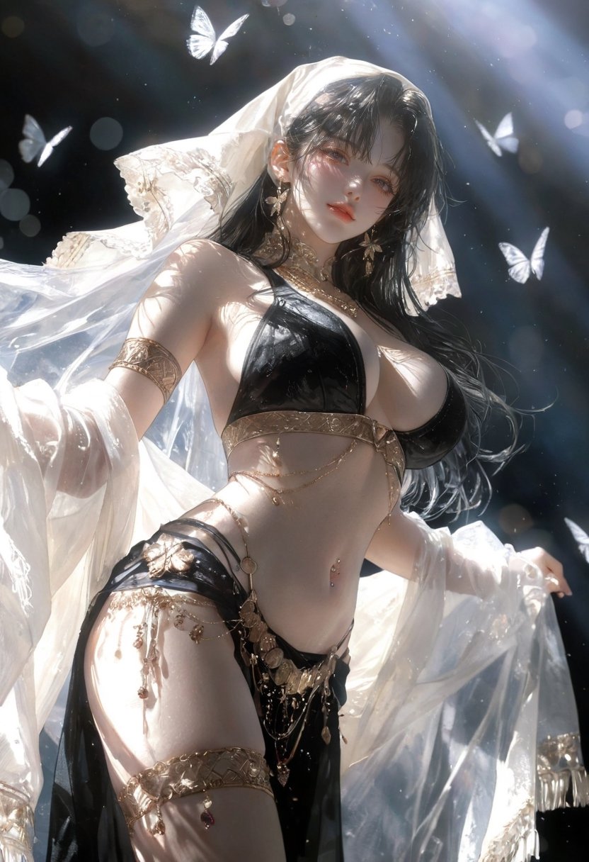 A girl,  dressed in traditional dancer attire,  with a 5cm waist by Dssj on Tensor.Art