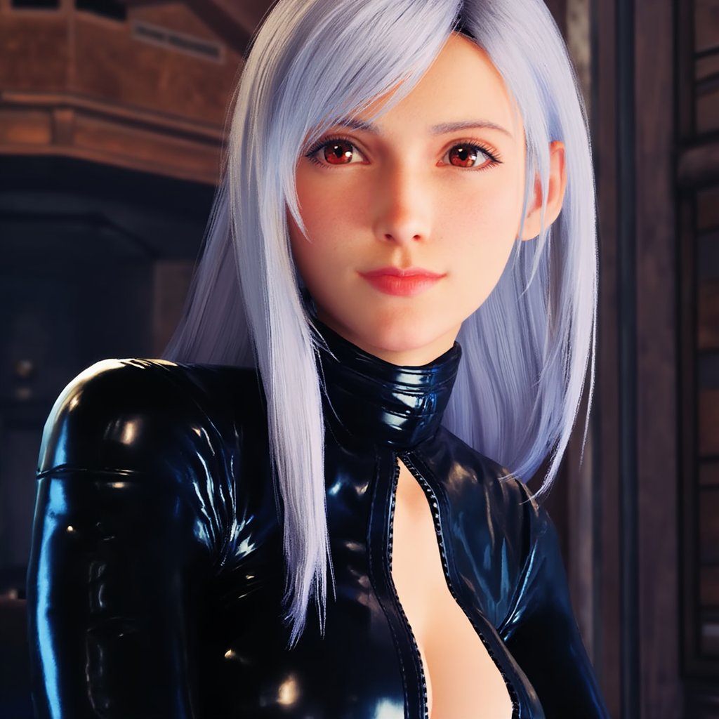 TifaCatsuit,  <lora:Tifa-Catsuit-Final-Fantasy:1>