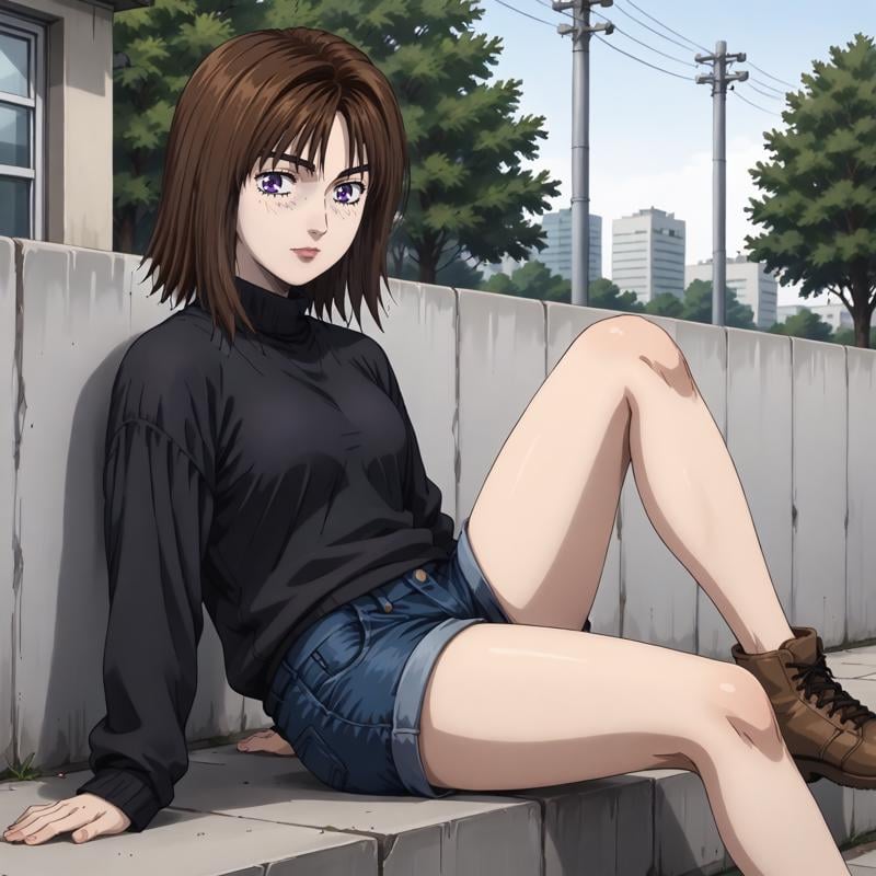 outdoors,  solo,  KyokoIwase by Ttan on Tensor.Art
