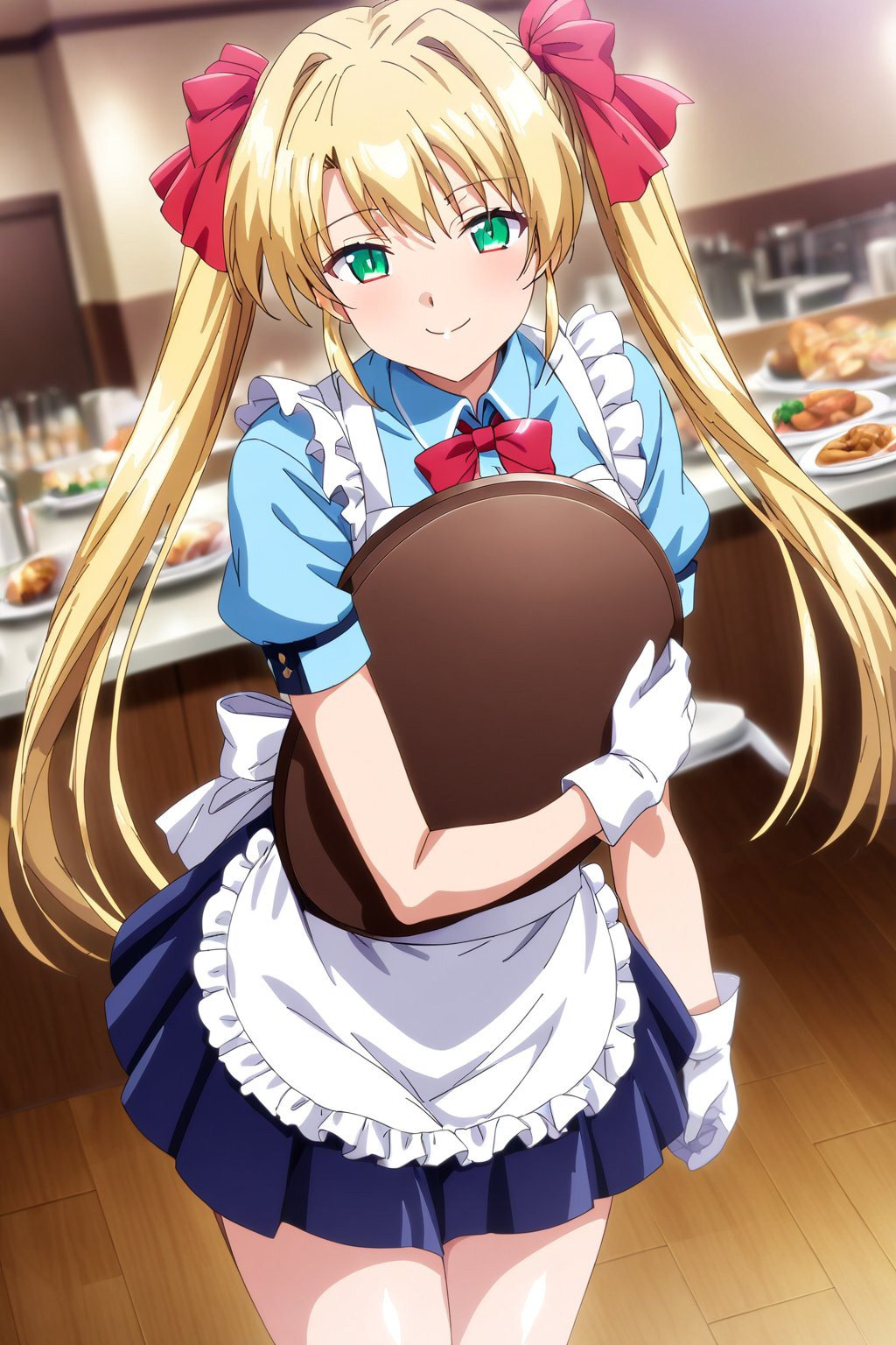 akehime saki,  twintails,  blonde hair by Stigma Head on Tensor.Art