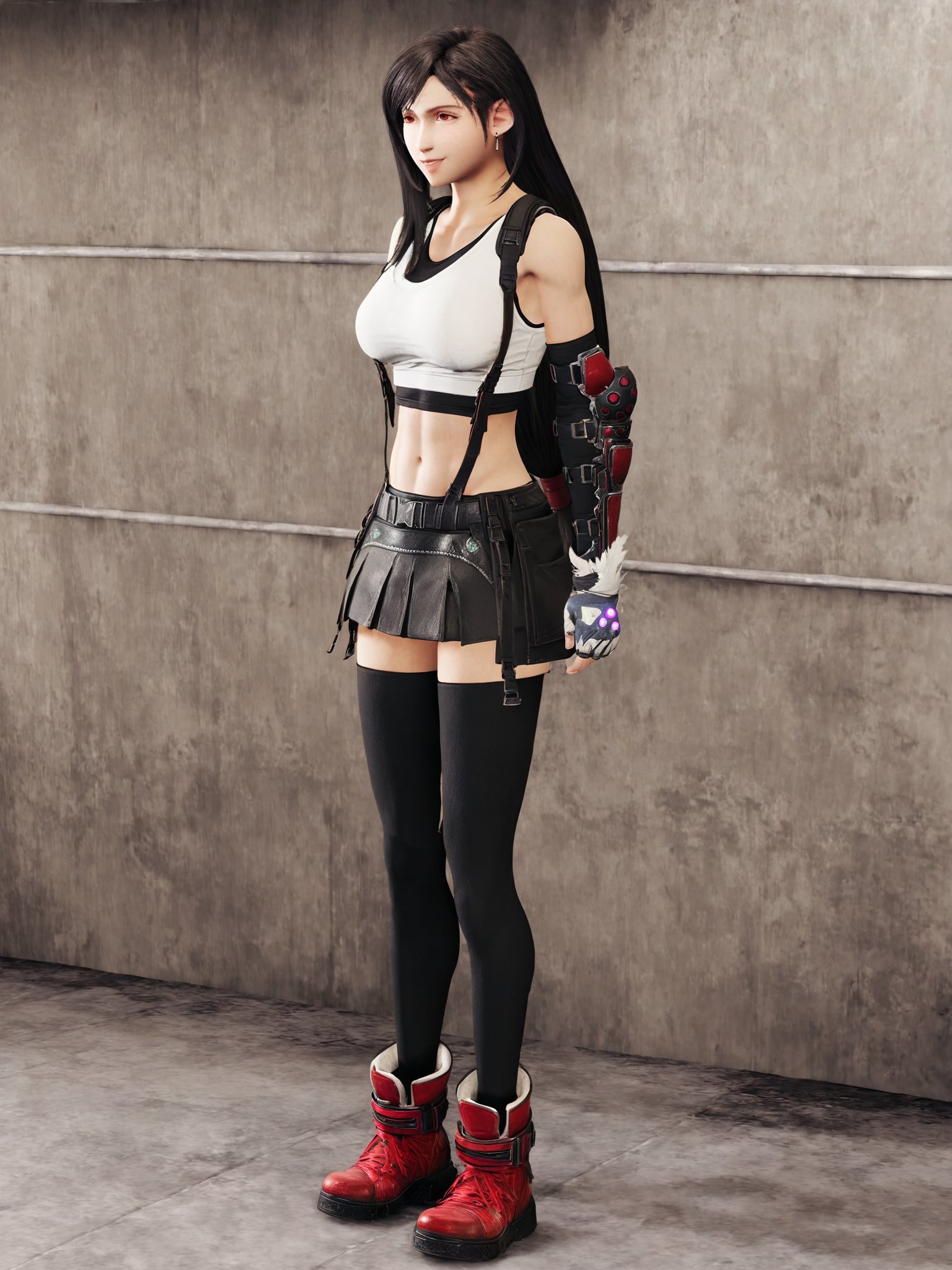 Tifa Lockhart, <lora:Tifa-Lockhart-Final-Fantasy-Remake-Intergrade-Pony:0.7>