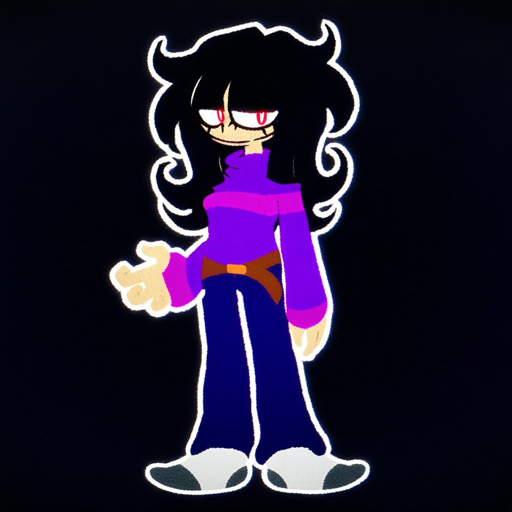 S4rah,  black hair,  long hair by Idkanymore50 on Tensor.Art