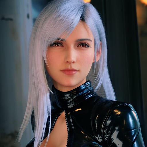 TifaCatsuit,  <lora:Tifa-Catsuit-Final-Fantasy:1>