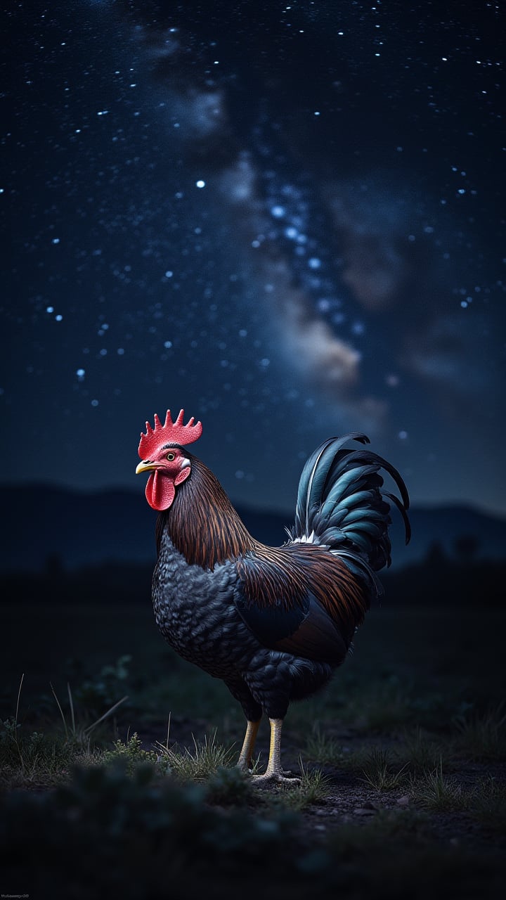 Upside Contemporary American Poultry Honest Galaxy, Emotionally Charged details, at Nighttime, Wide view, Provoking screencap, Geeky, back-light, F/5, great light, aidmaMJ6.1