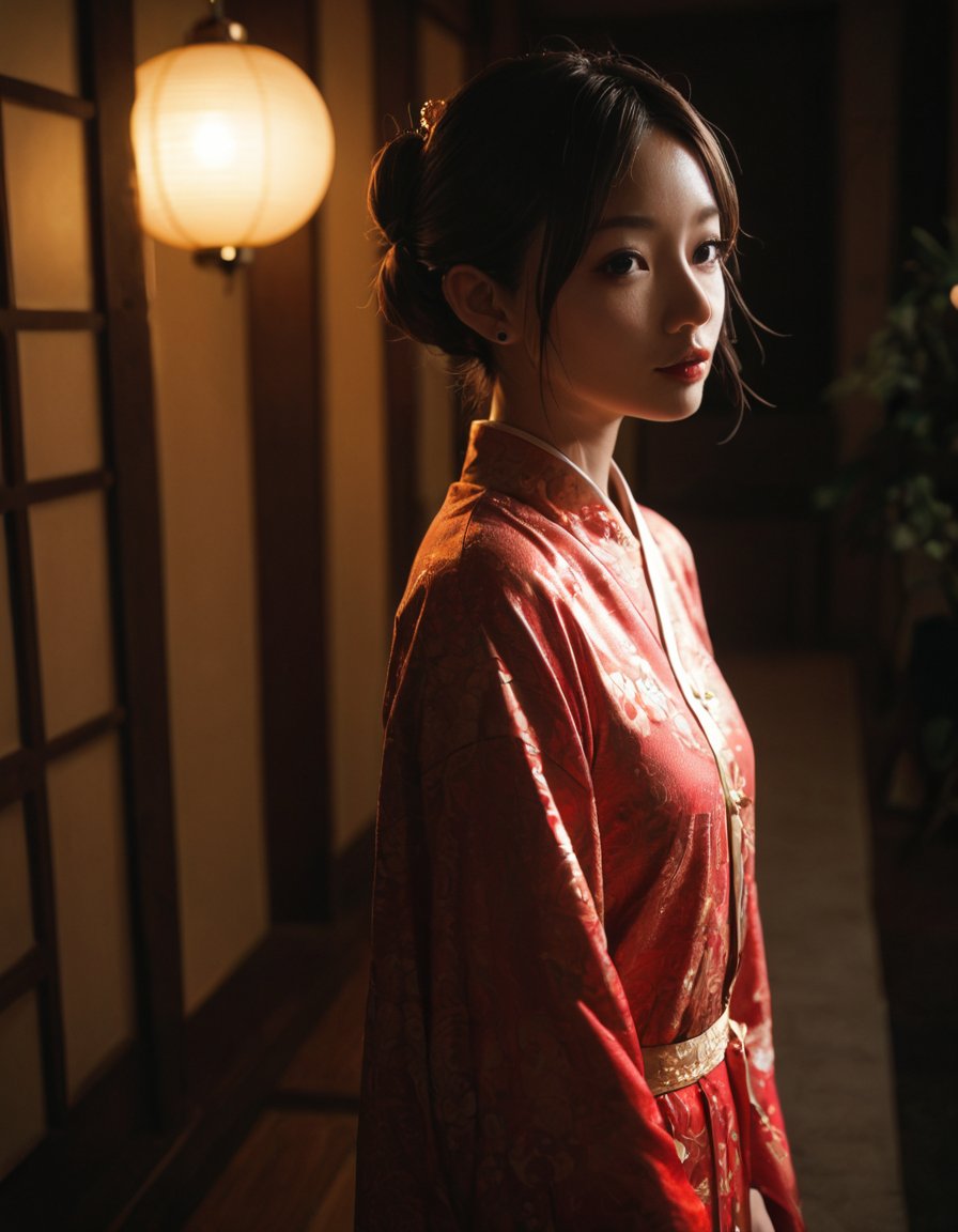 (score_9,score_8_up,score_7_up),18 year old cute chinese young girl,(chinese hanfu:1.3),Cinematic Lighting,(from_above:1.1),(from_side:0.8),backlight,low light,real human skin,colorful,classy,cinematic_angle,