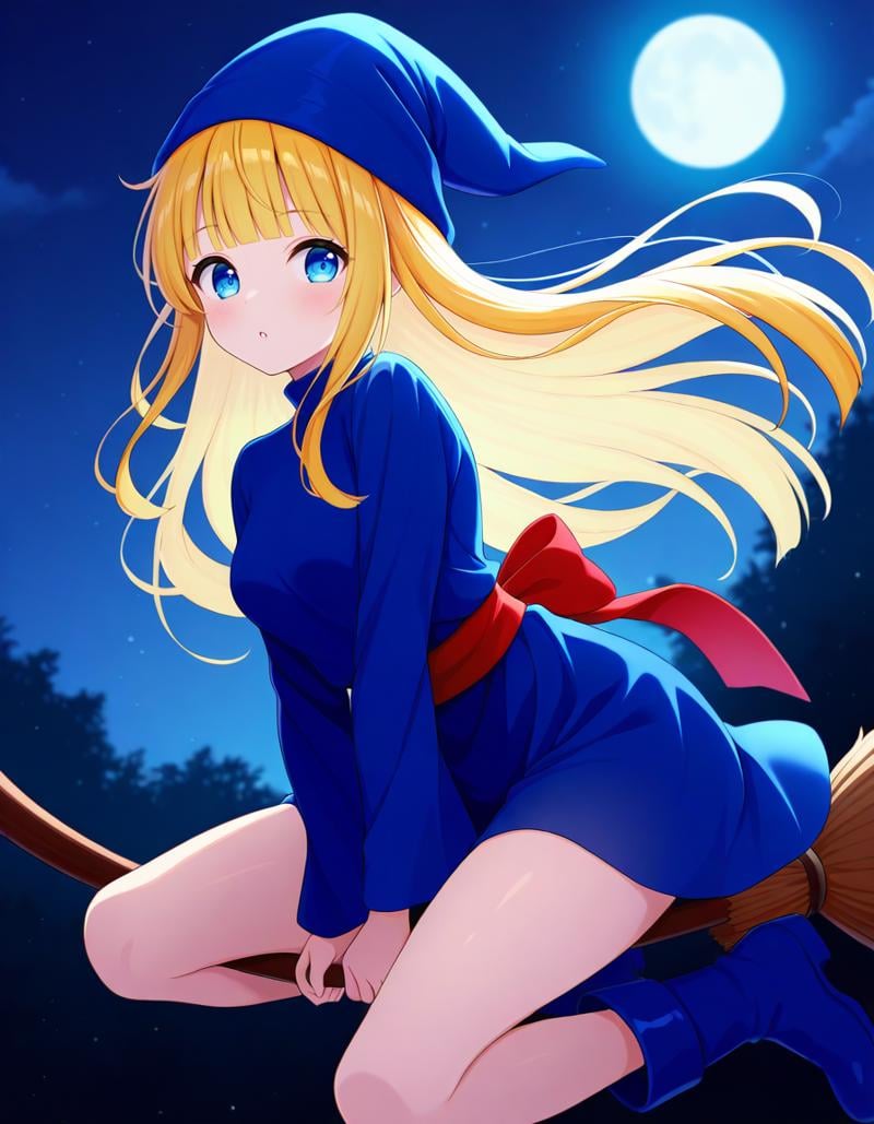 witchP123,  long hair,  blonde hair by Ttan on Tensor.Art