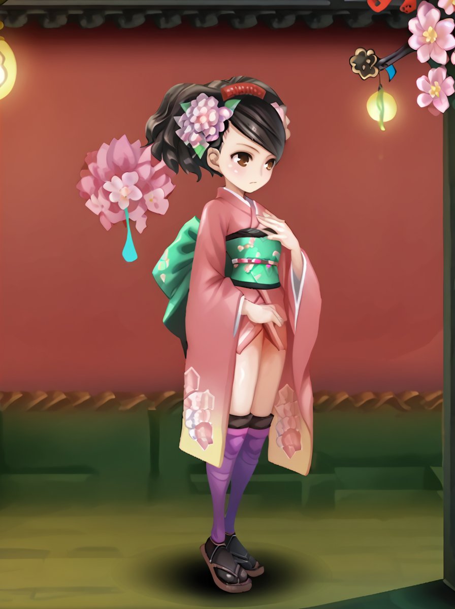detailed background,  shiny skin,  momohime by ccbbaaa on Tensor.Art
