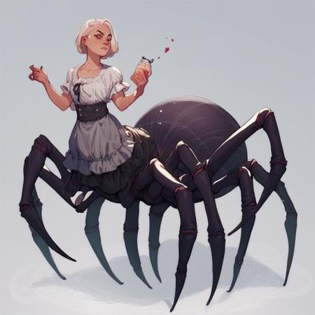 score_9, score_8_up, score_7_up, score_6_up, score_5_up, Arachnid Girl, spider body, taur